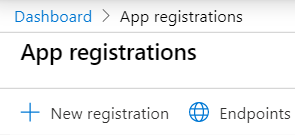 App registrations